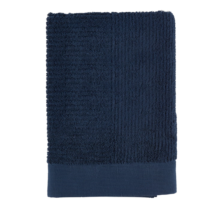 Classic bath towel 70 x 140 cm by Zone Denmark in dark blue