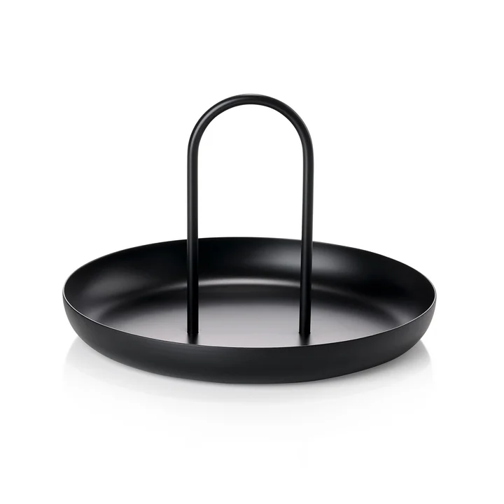 Singles Tray, Ø 20 x 13 cm in black from Zone Denmark