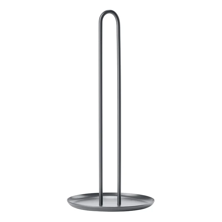 Singles Kitchen roll holder, Ø 14.5 x H 32 cm in cool gray by Zone Denmark