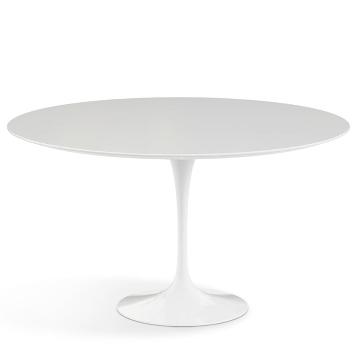 Saarinen Tulip Bistro table Ø 137 cm from Knoll in white