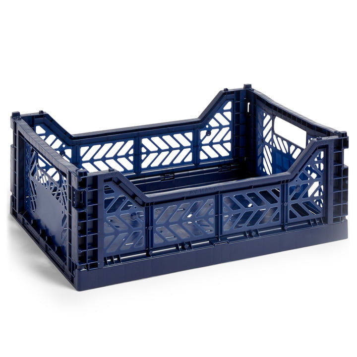 Colour Crate basket M, 40 x 30 cm from Hay in navy