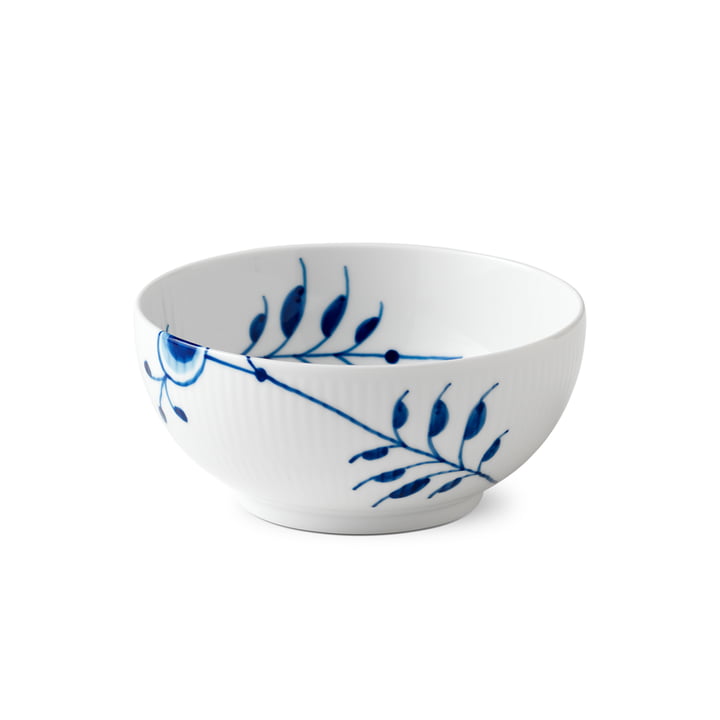 Mega Blue ribbed bowl Ø 15 cm from Royal Copenhagen