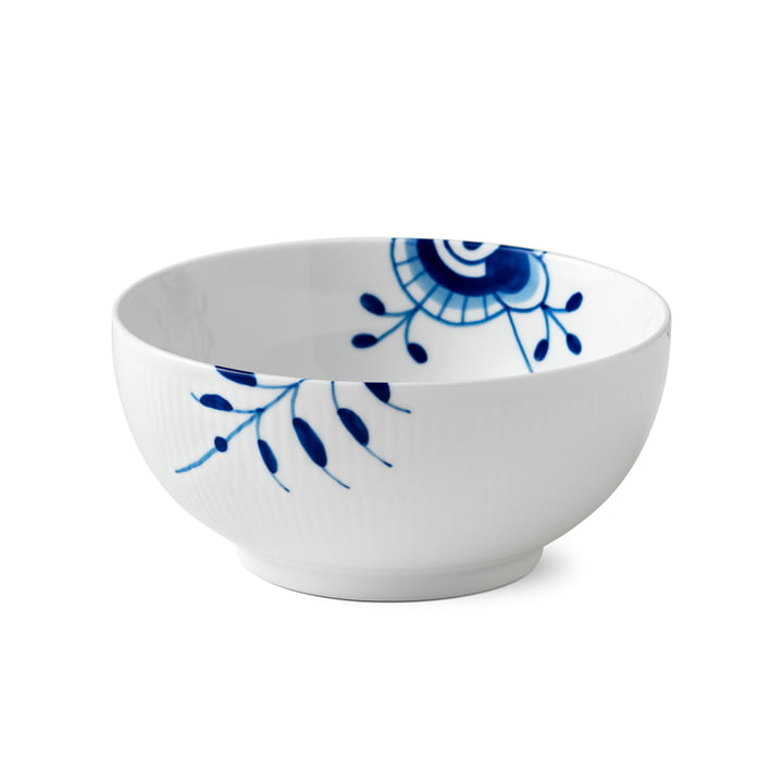 Mega Blue ribbed bowl Ø 18 cm from Royal Copenhagen