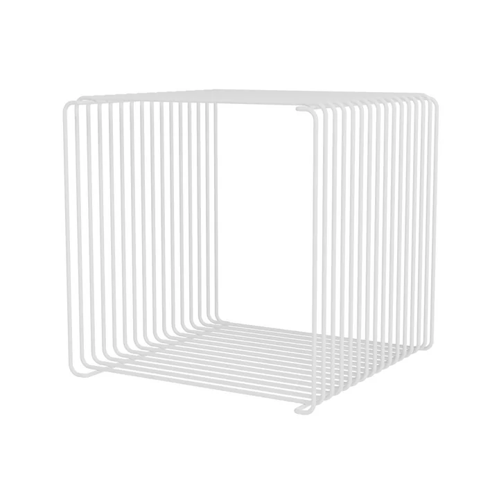 Panton Wire Shelf / side table 34.8 cm from Montana in snow