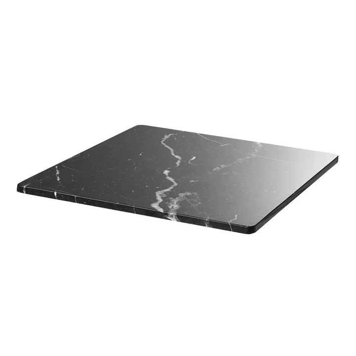 Cover plate for Panton Wire 34.8 x 34.8 cm from Montana in black marble