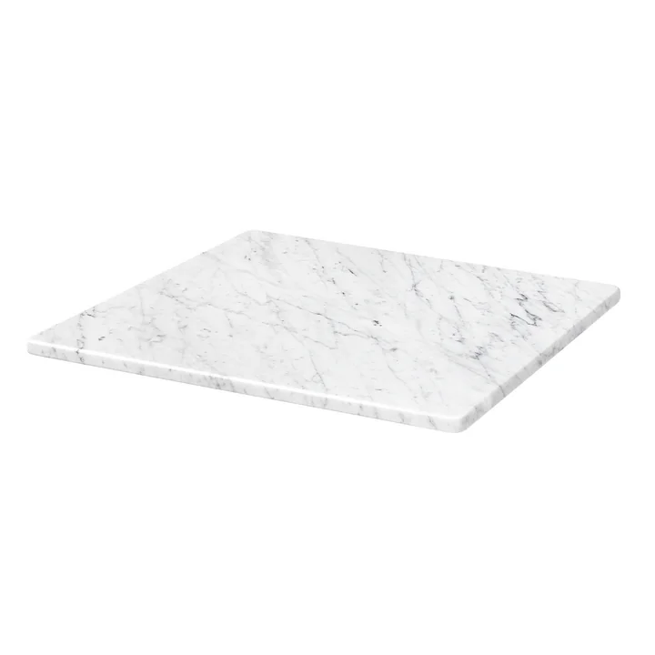 Cover plate for Panton Wire 34.8 x 34.8 cm from Montana in white marble