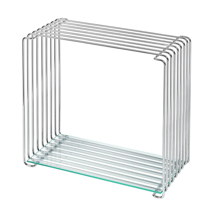 Shelf for Panton Wire 18,8 cm from Montana in clear glass