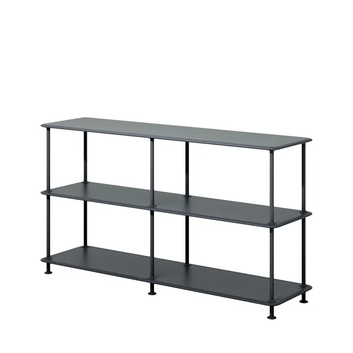 Free shelf system 75,8 x 138,4 cm from Montana in black