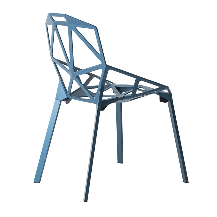 Chair One Stacking chair from Magis in blue