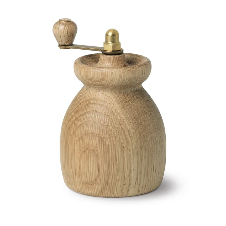 Menageri pepper mill H 9,5 cm from Kay Bojesen in oak matt lacquered