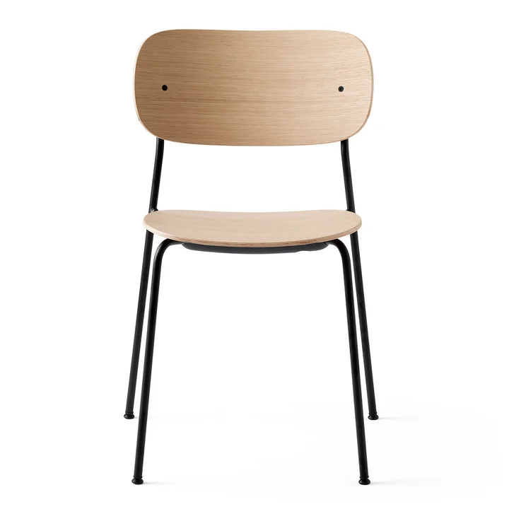 Co Dining Chair in black / natural oak from Audo