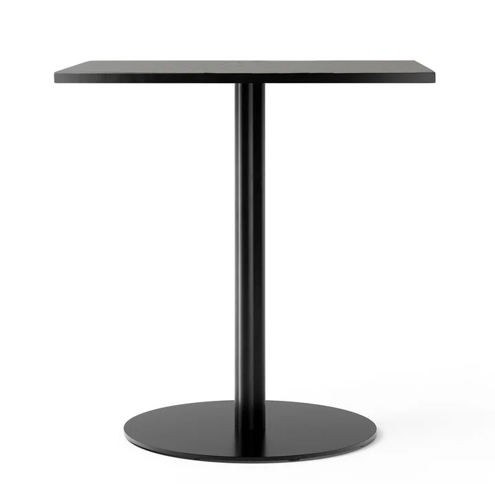 Harbour Column bistro table 70 x 60 cm in black lacquered oak from Audo