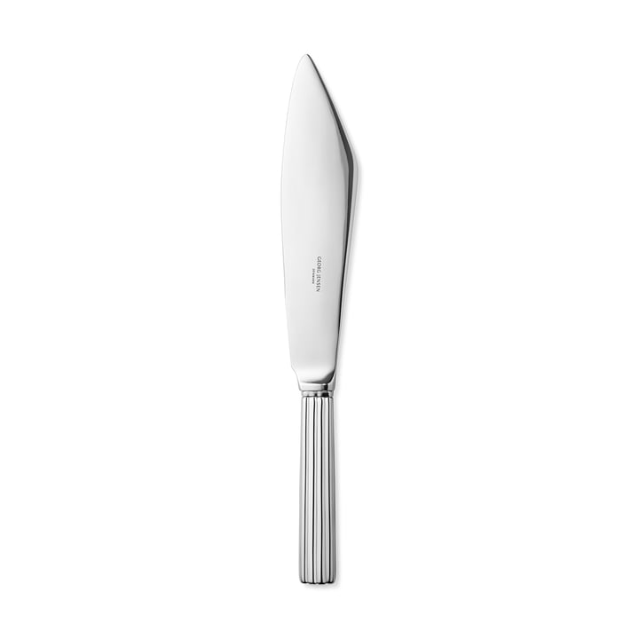 Bernadotte cake knife in stainless steel polished by Georg Jensen 