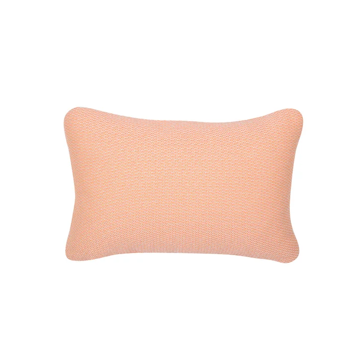 Evasion Outdoor cushion 44 x 30 cm by Fermob in peach