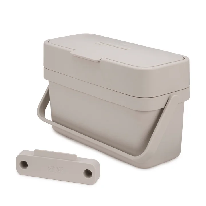 Compo 4 organic waste bin incl. holder by Joseph Joseph in grey