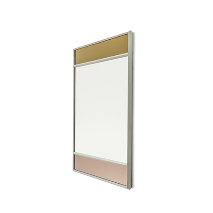 Vitrail wall mirror 50 x 50 cm from Magis in light grey / multicoloured