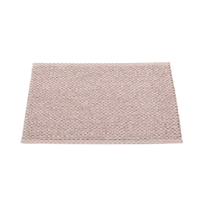 Svea Carpet, 70 x 50 cm in lilac metallic / pale rose from Pappelina