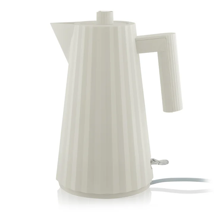 Plissé kettle 1,7 l from Alessi in white