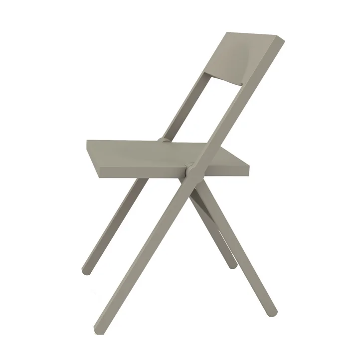 Piana folding chair from Alessi in gray