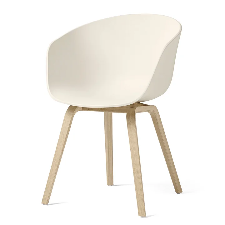 About A Chair AAC 22 from HAY in matt lacquered oak / cream white