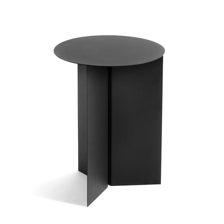 Slit Table High, Ø 35 x 47 cm from Hay in black