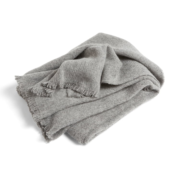 Mono wool blanket 130 x 180 cm from Hay in steel grey