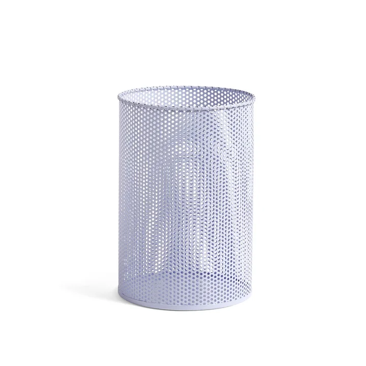 Perforated Bin M Ø 25 x H 36 cm from HAY in lavender