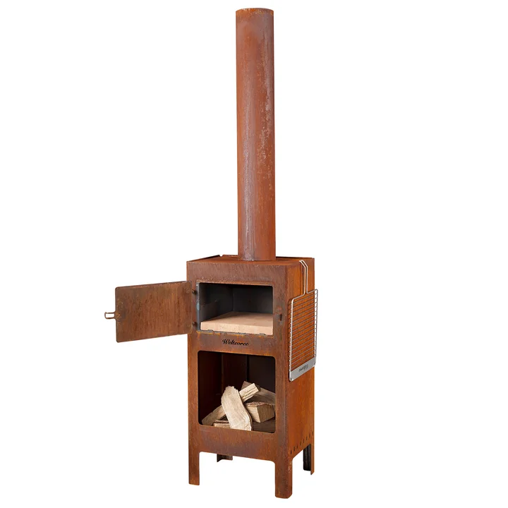 Outdoor steel stove from Weltevree 