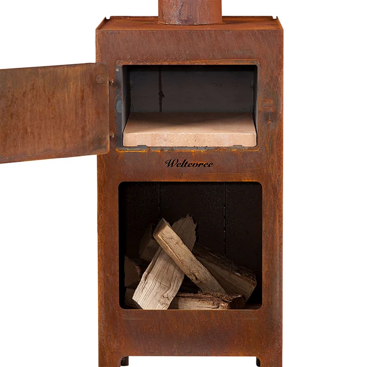 Outdoor steel stove from Weltevree 