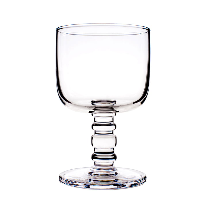 Sukat Makkaralla Wine glass 300 ml from Marimekko in clear