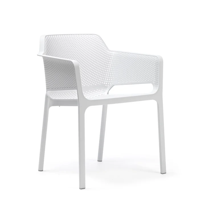 Net armchair from Nardi in white