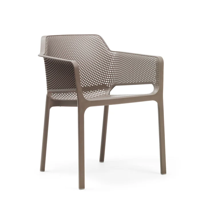 Net armchair from Nardi in tortora