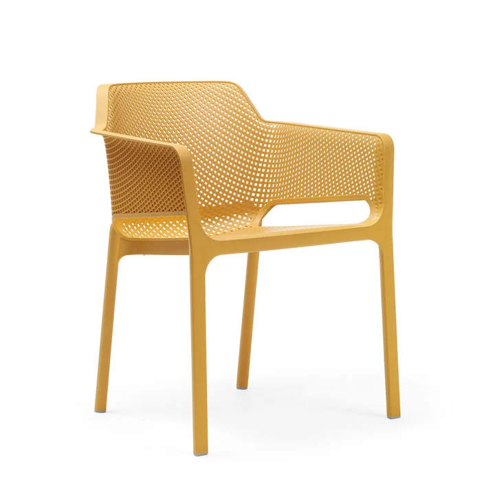 Net armchair from Nardi in senape