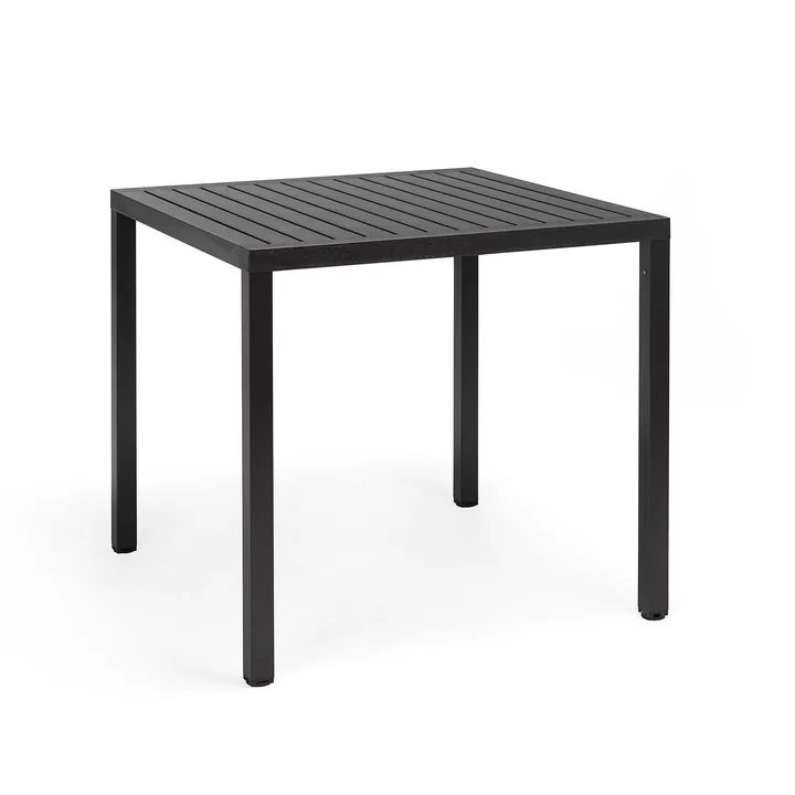 The Cube table 80 in anthracite from Nardi
