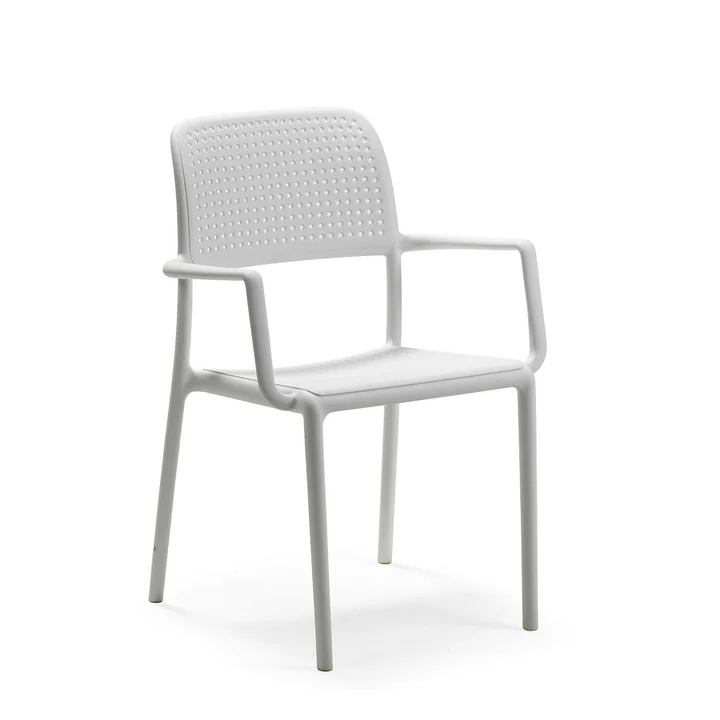 Bora Armchair in white from Nardi