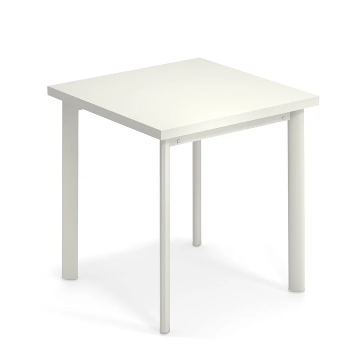 Star table H 75 cm, 70 x 70 cm in white by Emu 