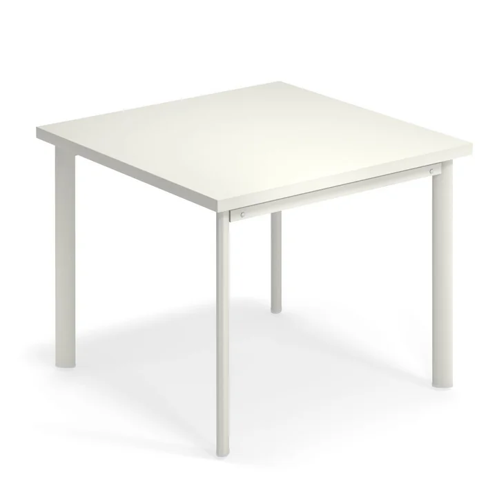 Star table H 75 cm, 90 x 90 cm in white by Emu 
