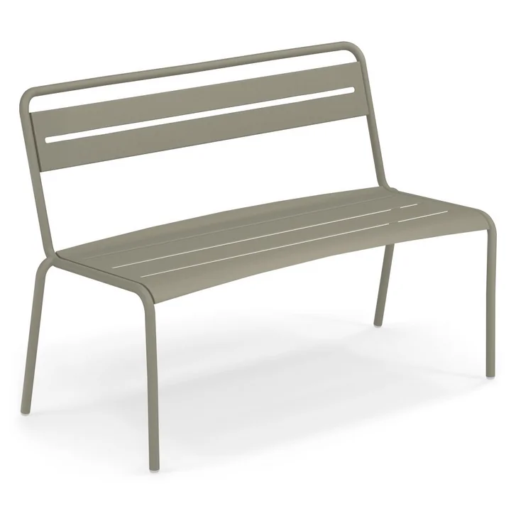 Star bench in grey-green by Emu 
