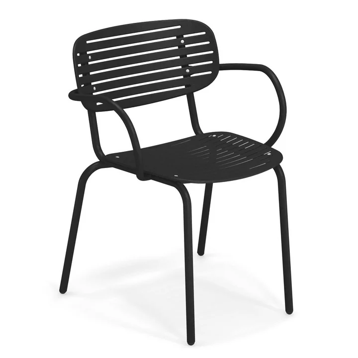 Mom armchair in black by Emu 