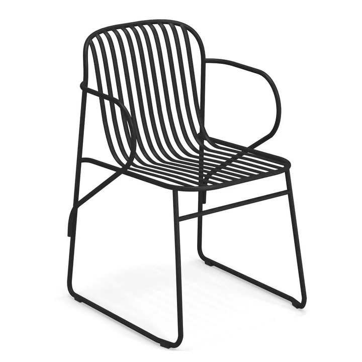 Riviera armchair in black by Emu 