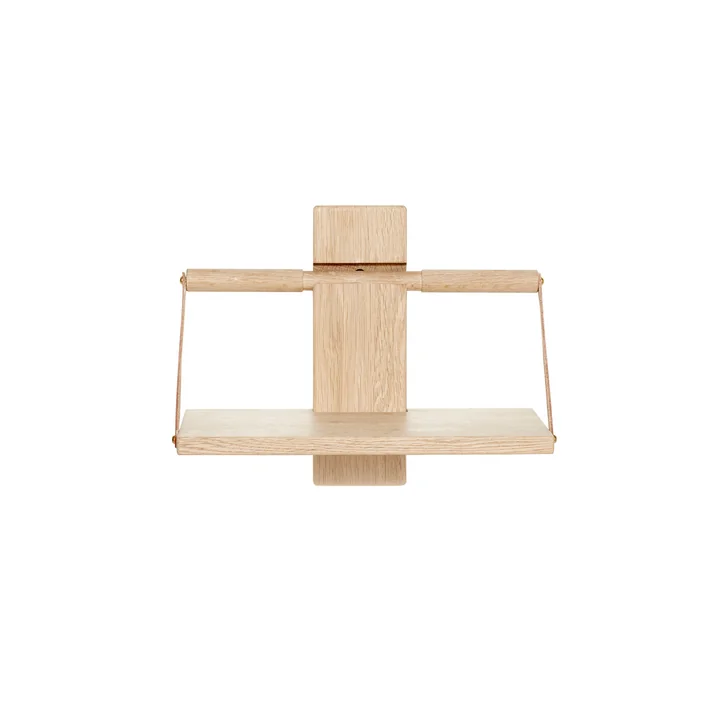 Wood Wall hanging shelf 30 x 18 x H 24 cm by Andersen Furniture from oak