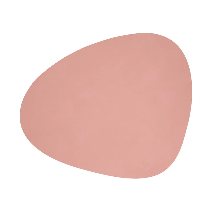 Curve L placemat from Lind DNA in Nupo rose