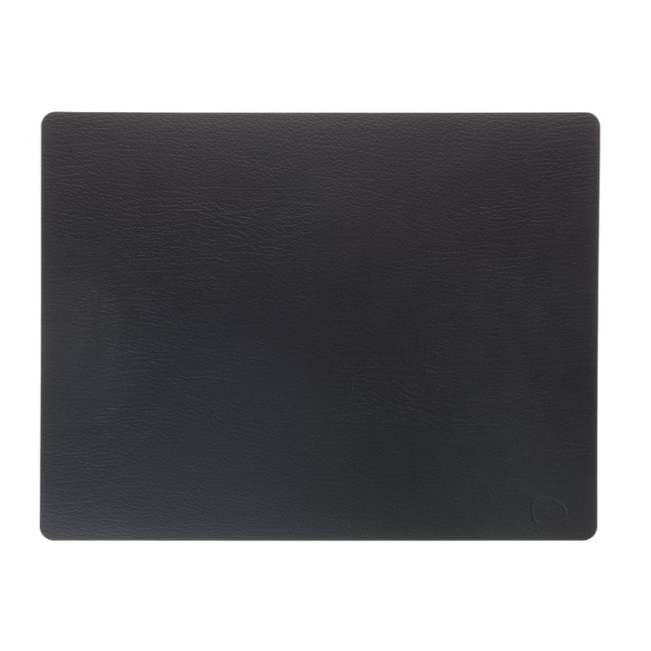 Placemat Square L 35 x 45 cm from LindDNA in Bull black
