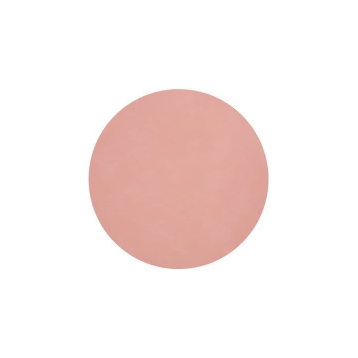 Glass coaster round Ø 10 cm from LindDNA in Nupo rose