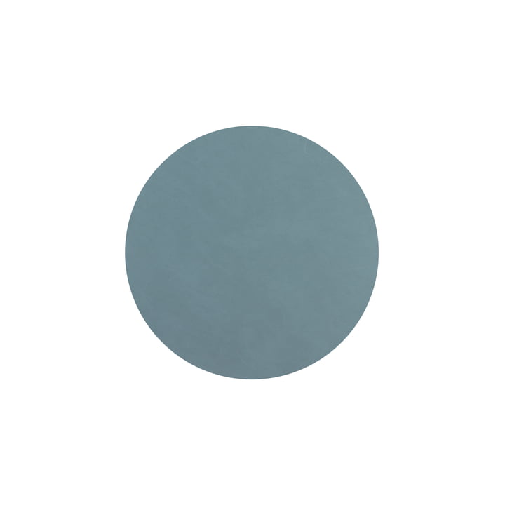 Glass coaster round Ø 10 cm from LindDNA in Nupo light blue