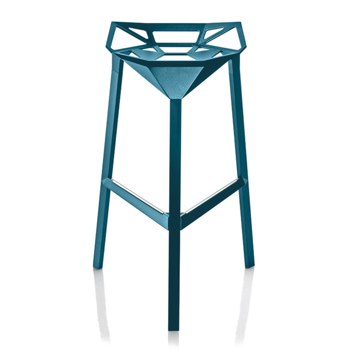 Stool One 67 cm in blue from Magis