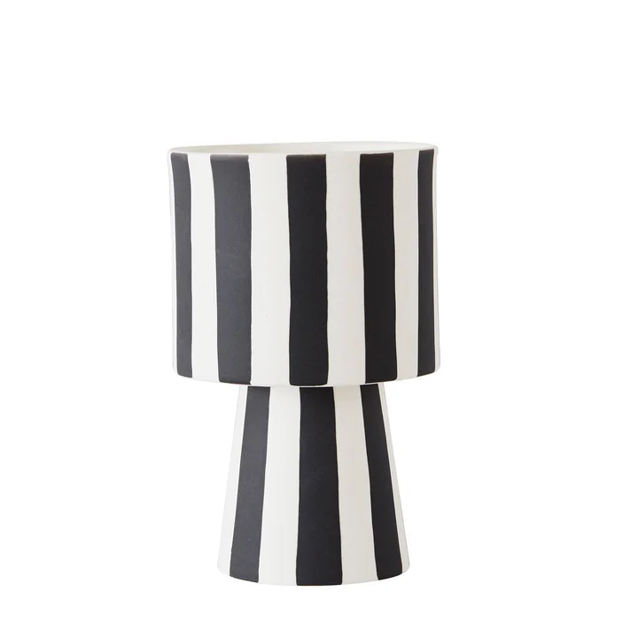 Toppu cachepot Ø 10 x H 15 cm from OYOY in black / white