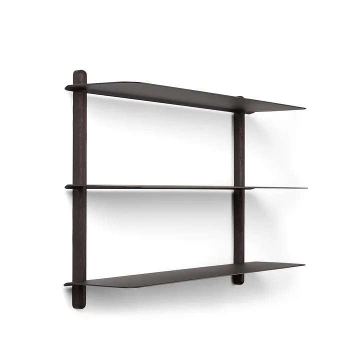 Nivo Wall shelf A in black from Gejst
