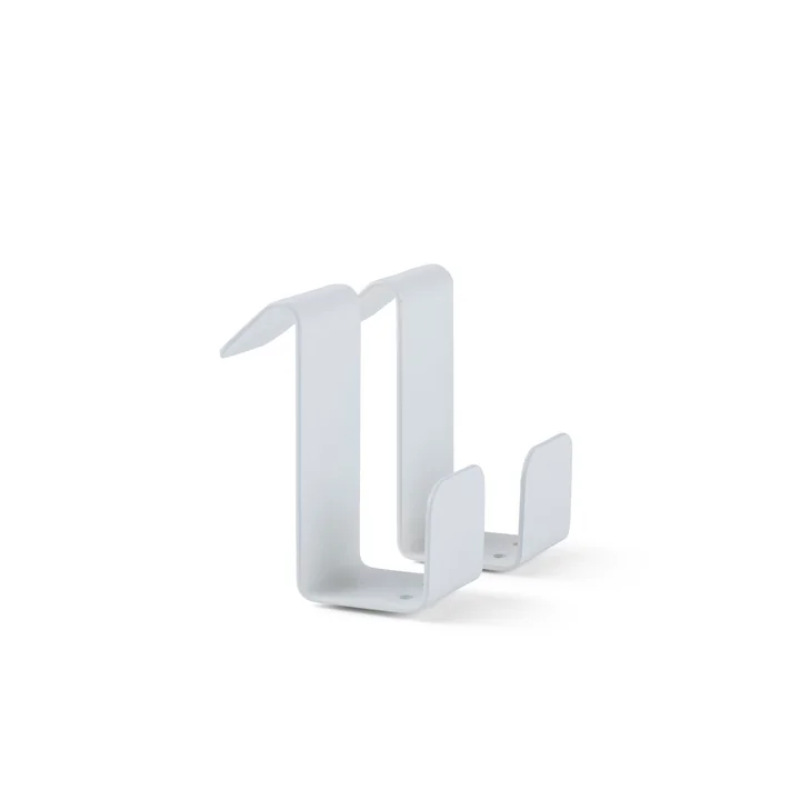 Flex hook in white (set of 2) by Gejst 