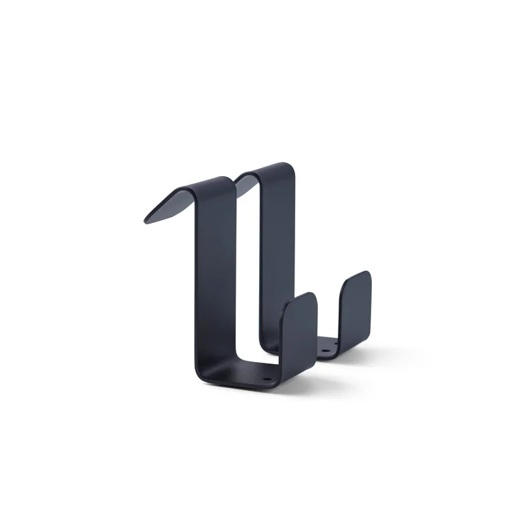 Flex hook in black (set of 2) by Gejst 